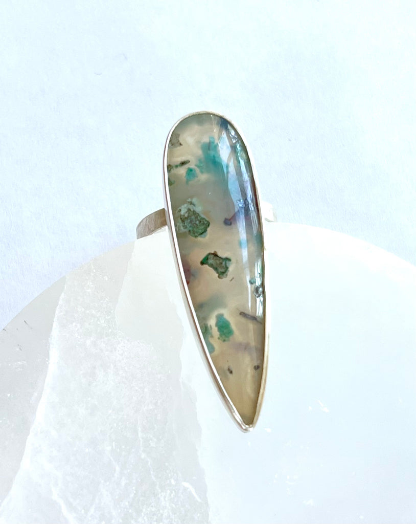 OOAK: Confetti Chrysocolla Ring - Size 7