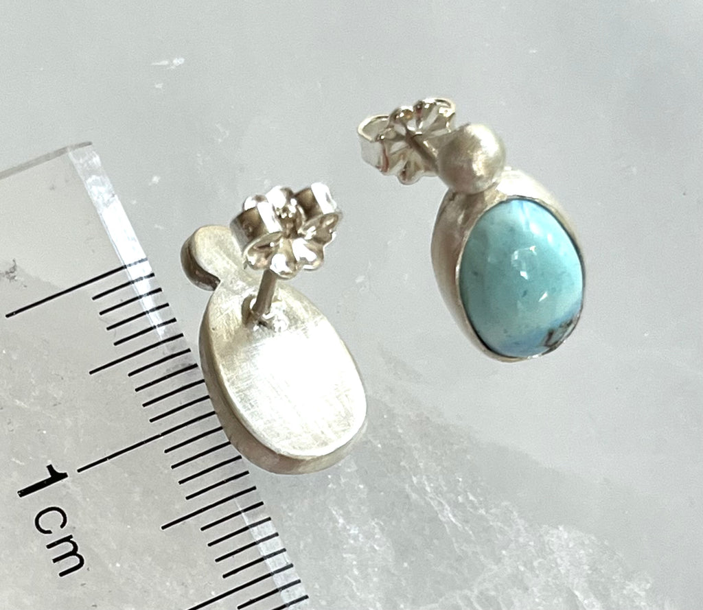 OOAK: Chinese Turquoise Post Earrings