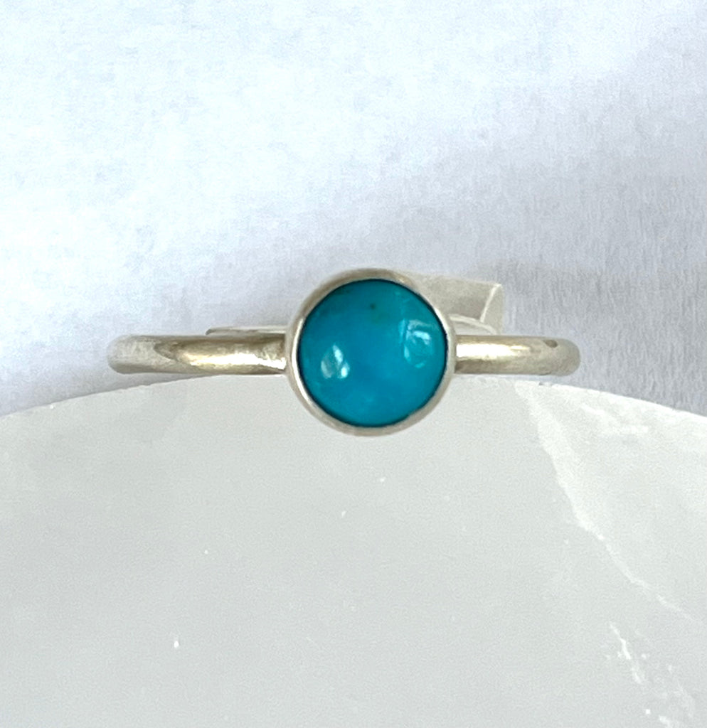 OOAK: Single Turquoise Ring - Size 6 1/5